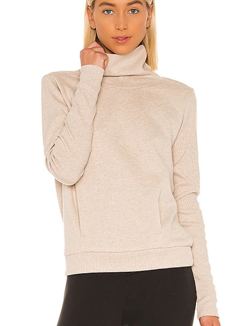 ALO | XS | Clarity Long Sleeve in Putty Heather